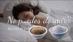 SOMNÍFEROS DE ¿AZÚCAR Y SAL? Dormirás como un bebe